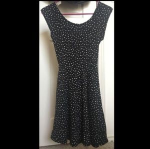 Forever 21 Polka Dot Open Back Dress